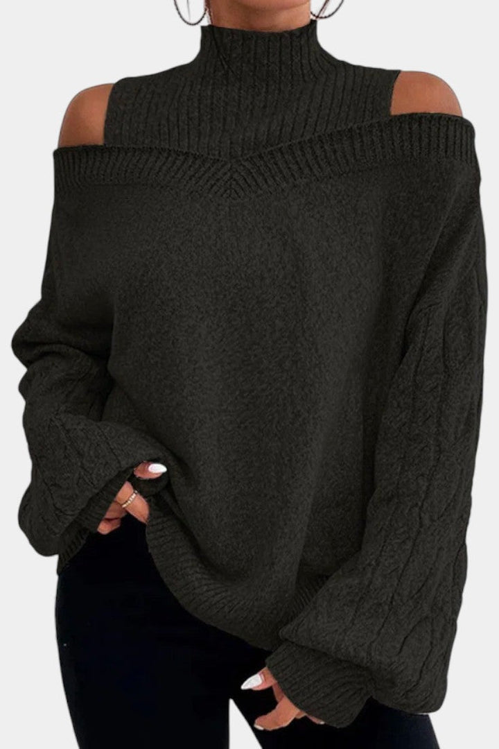 Wien Elegant Off-the-Shoulder Fitted Dress