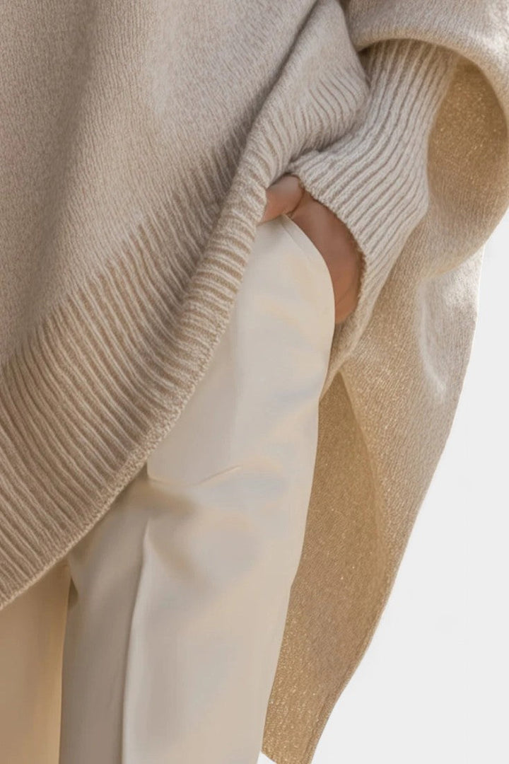 Ernesta Oversized Poncho: A Touch of Natural Elegance