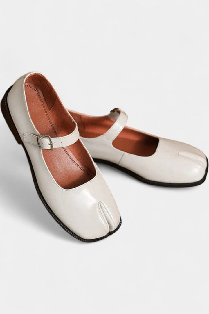 Handcrafted Leather Elsa Mary Janes with T-Strap Detail