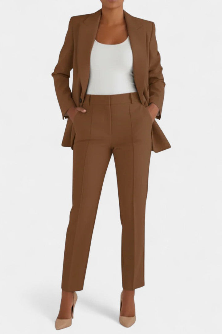 Kaia Soft Fabric Two-Piece Fitted Set