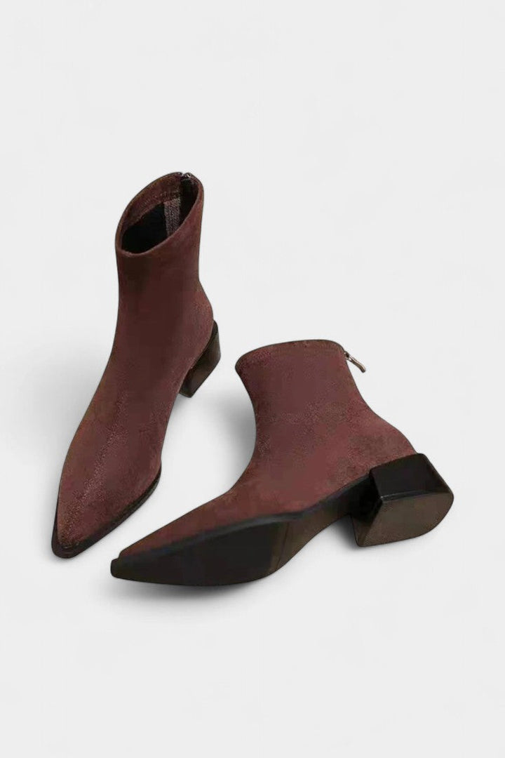 Florette Stylish and Cozy Heeled Boots