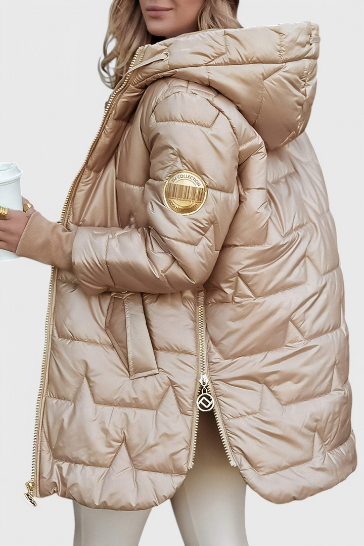 Marcella Streamlined Silhouette Hooded Padded Jacket