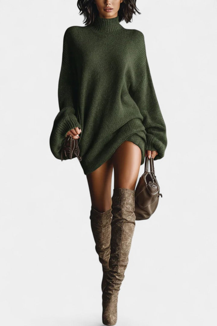 Violaine Retro Mini Knit Dress