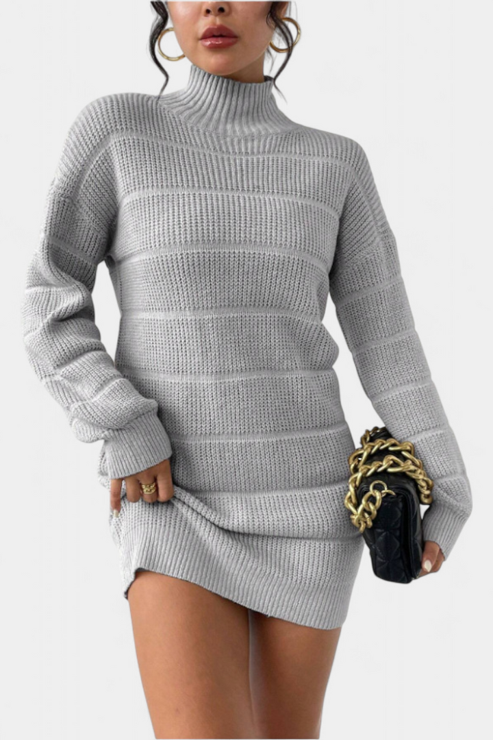 Margaux Turtleneck Mini Sweater Dress
