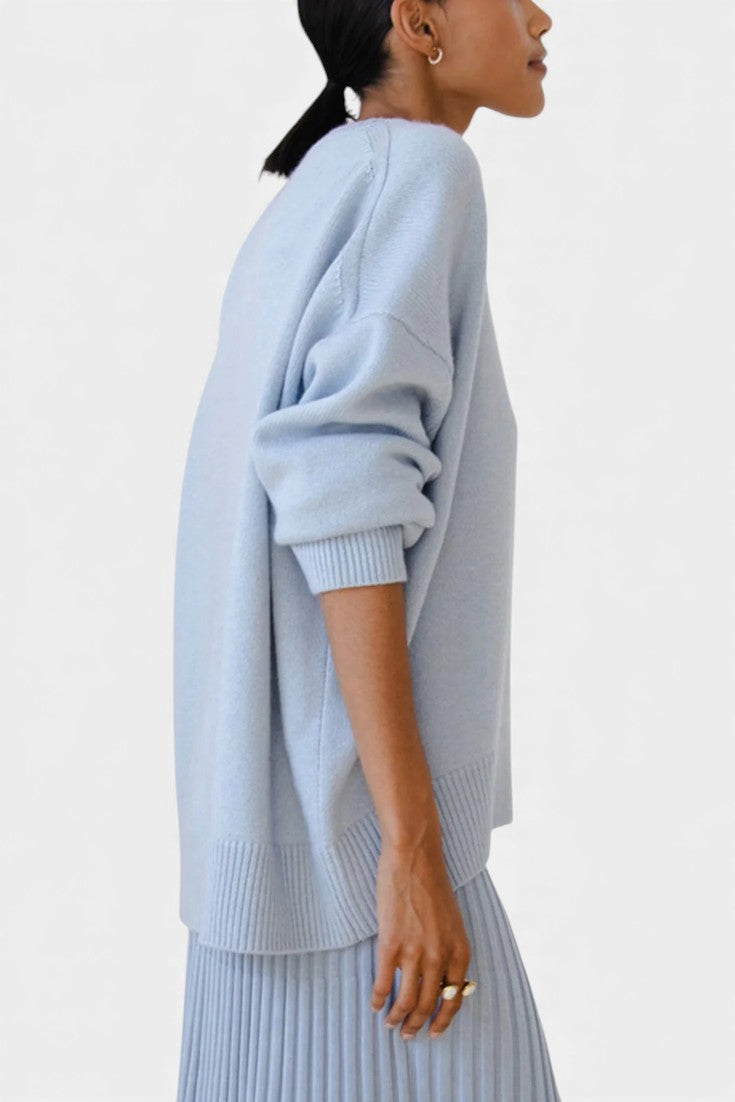Néliane Soft Knit Oversized Candyfloss Sweater