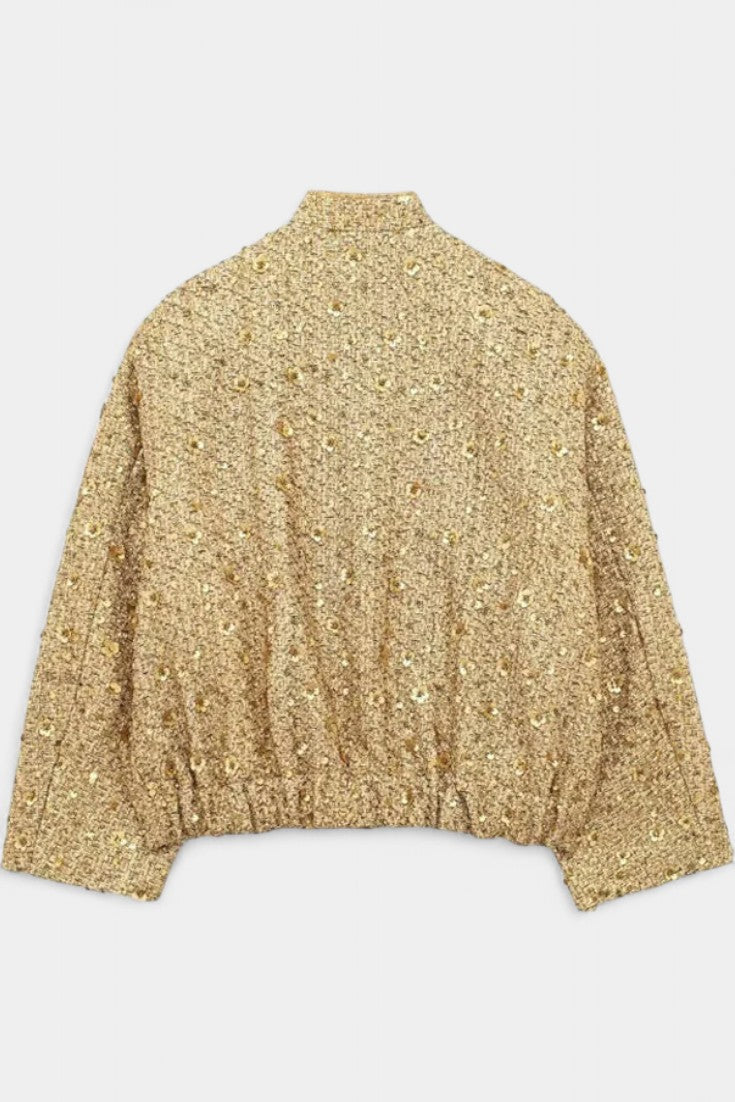 Alvera Textured Casual Jacket Featuring Practical Pockets