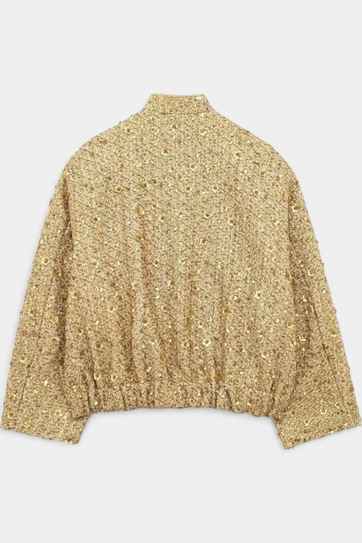 Alvera Textured Casual Jacket Featuring Practical Pockets