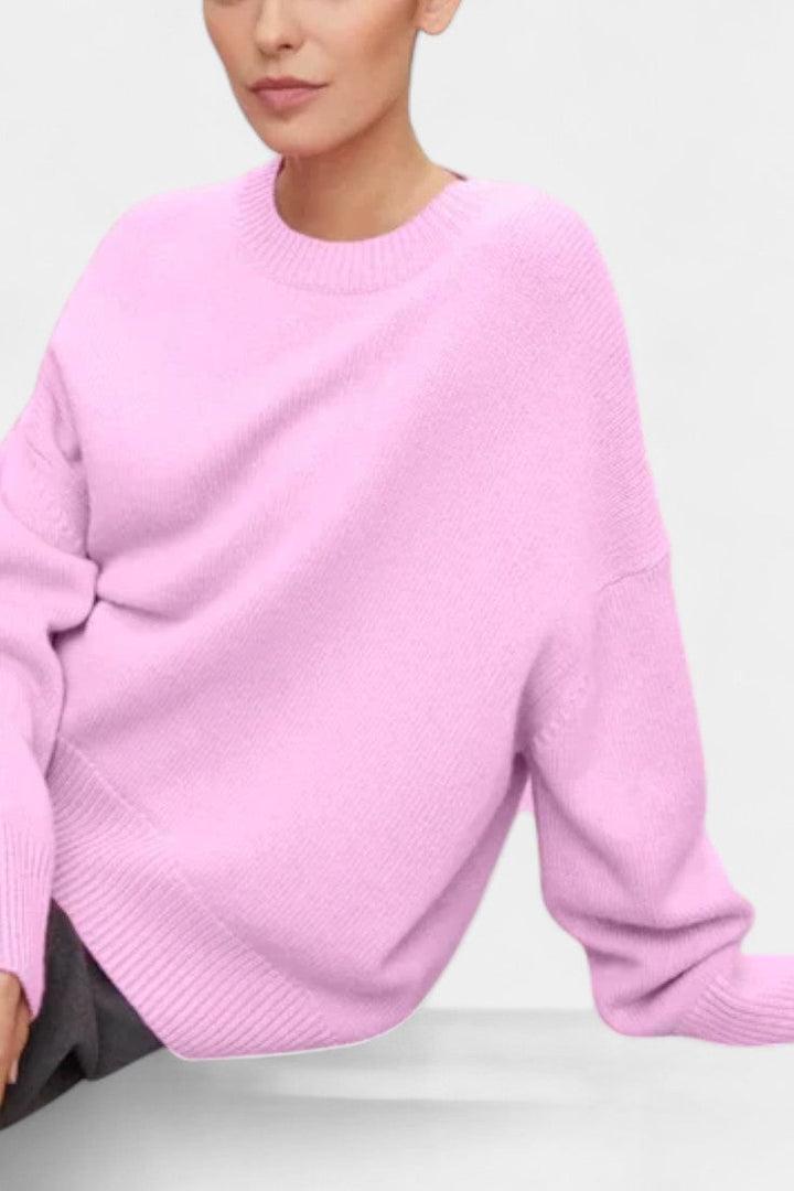 Krolyn Ribbed Detail Casual Pullover