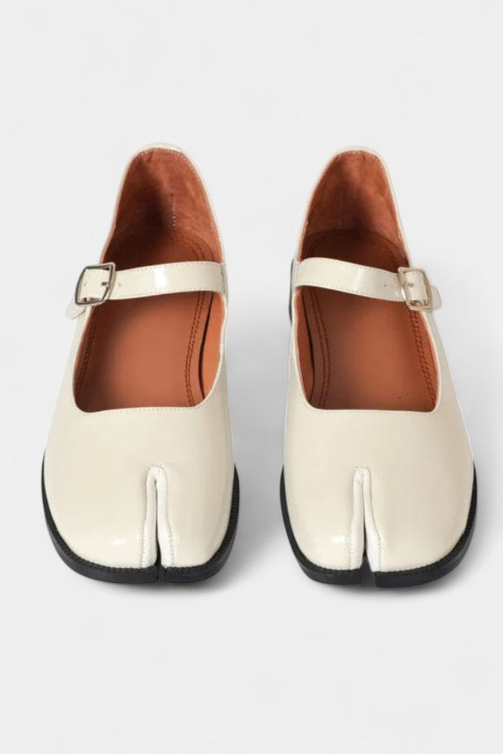 Handcrafted Leather Elsa Mary Janes with T-Strap Detail