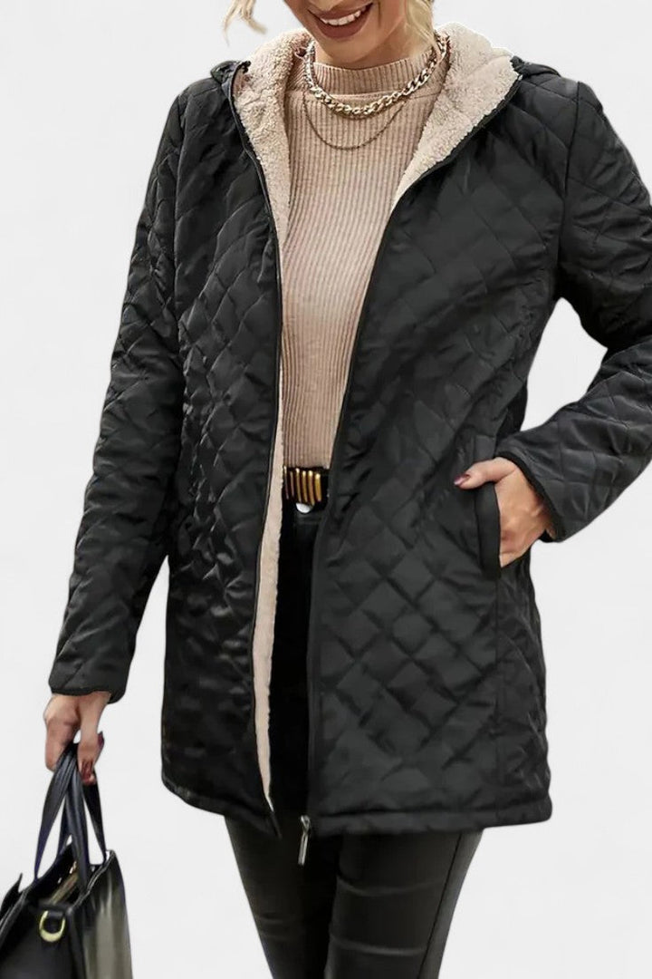 Brélya Fleece-Lined Hooded Jacket