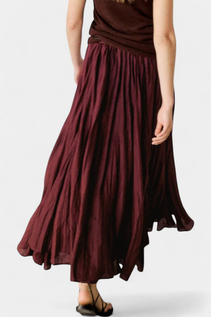 Gia Oversized Sweater & Tailored Midi Skirt Ensemble