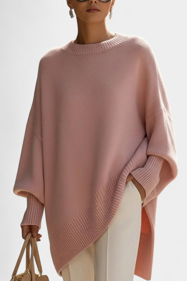 Ernesta Oversized Poncho: A Touch of Natural Elegance