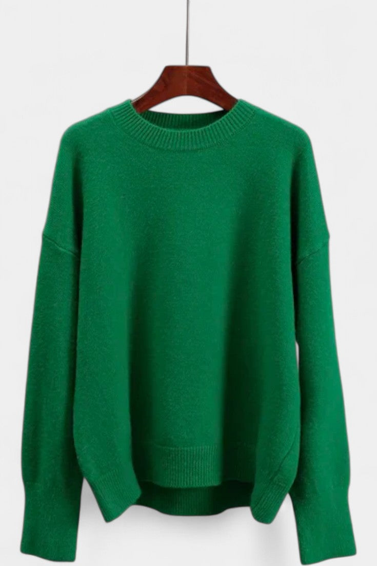 Krolyn Ribbed Detail Casual Pullover