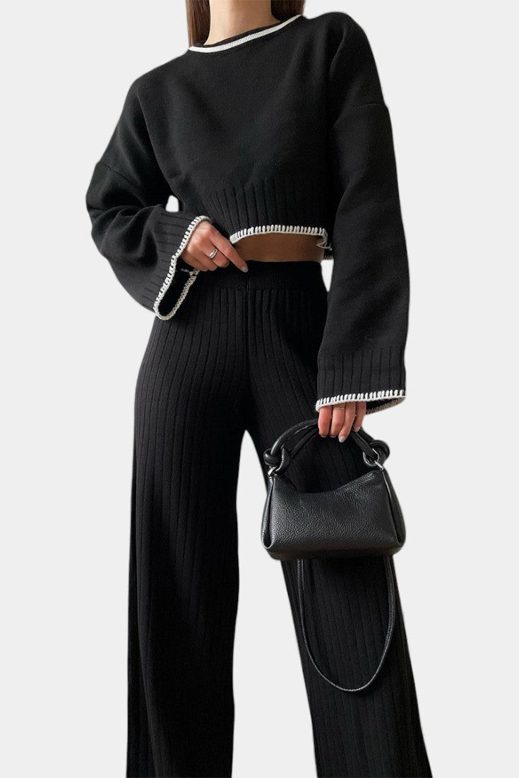 Iléna Two-Piece Minimalist Knit Set