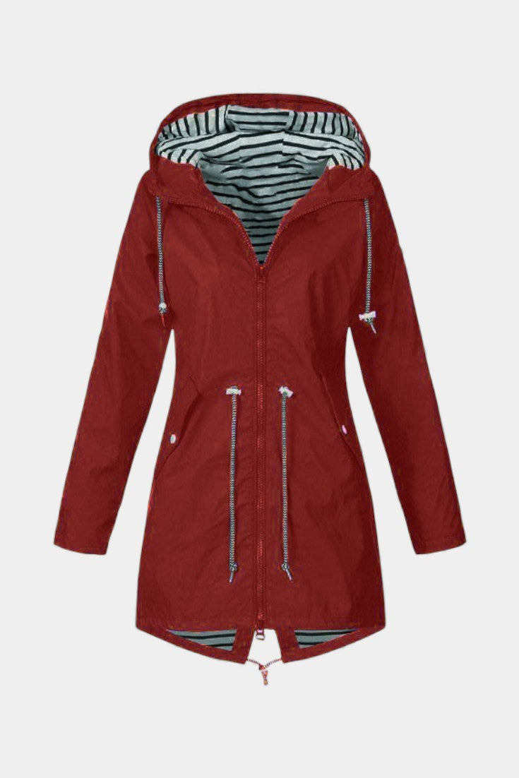 Aria Waterproof Jacket with Adjustable Hood