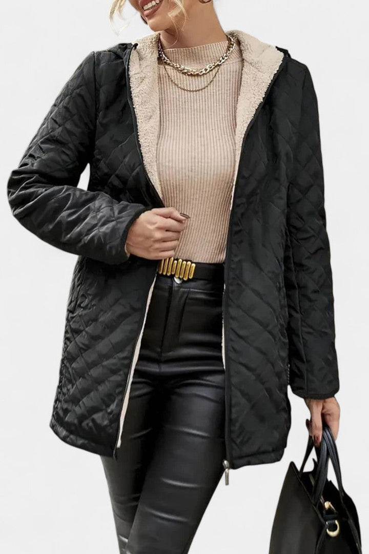 Brélya Fleece-Lined Hooded Jacket