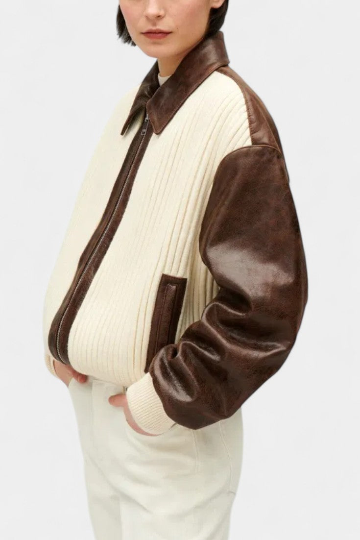 Rafaella Color-Blocked Jacket with Tailored Lapel