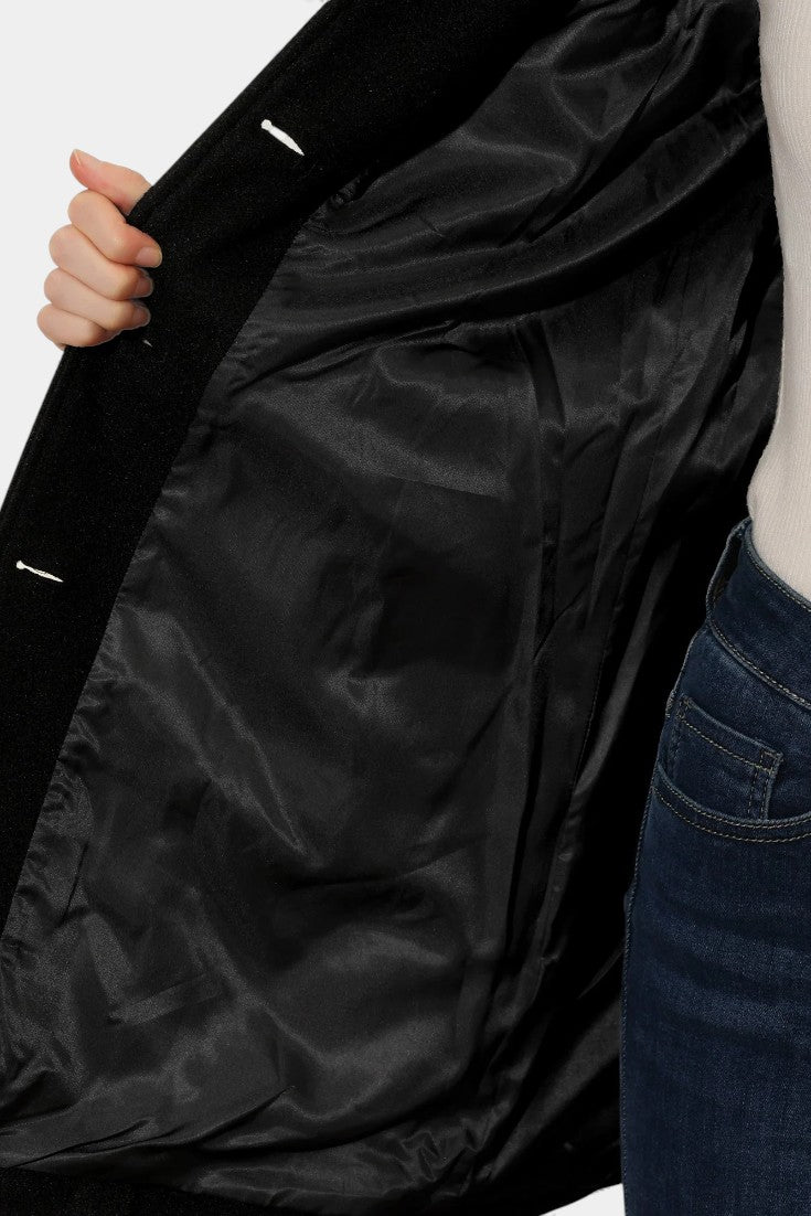 Varvara Tailored Fitted and Flared Winter Coat