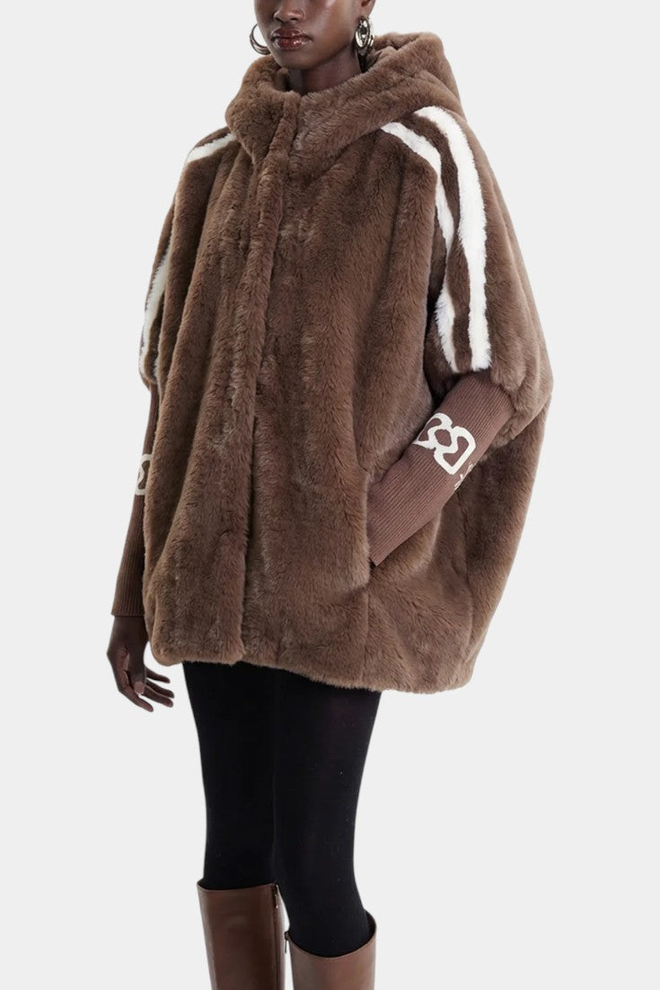 Muriel Faux Fur Hooded Jacket