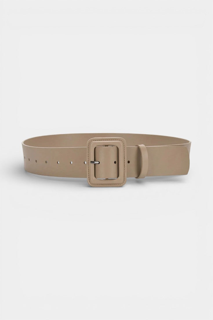 Imitation Leather Square Belt
