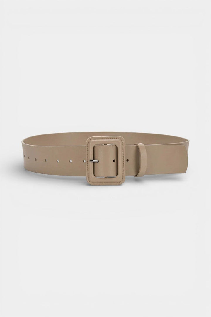 Imitation Leather Square Belt