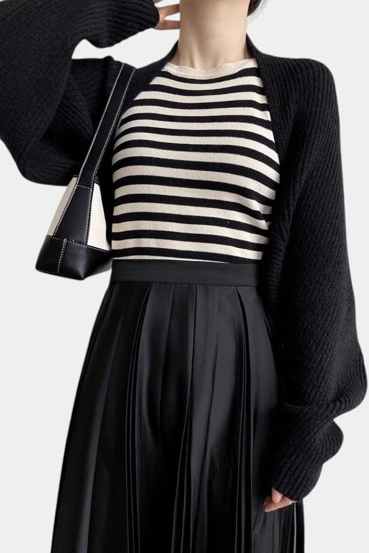 Angélique High-Neck Cozy Thermo Knit Viscose Sweater