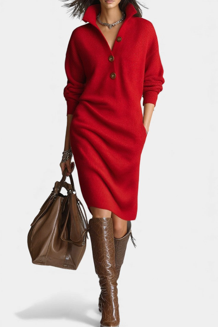 Valéane Cozy Chic Knit Dress