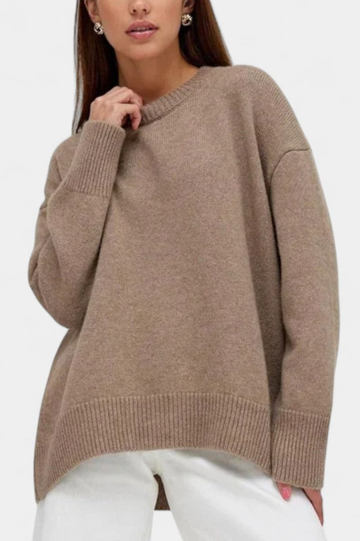 Krolyn Ribbed Detail Casual Pullover