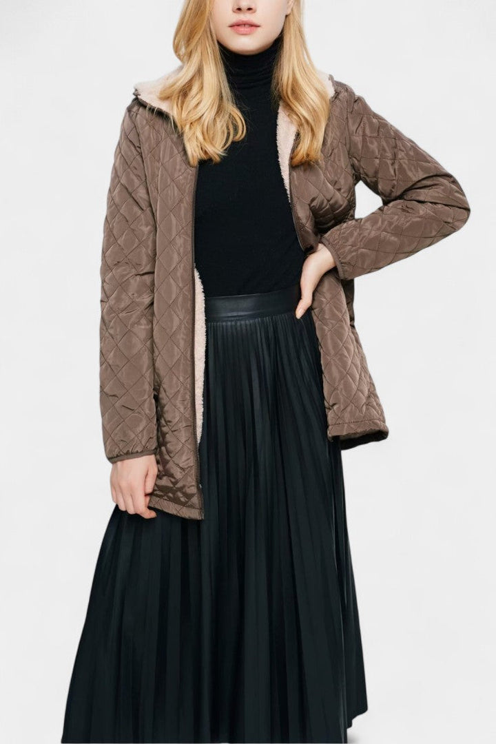 Brélya Fleece-Lined Hooded Jacket