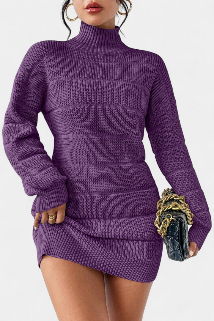 Margaux Turtleneck Mini Sweater Dress