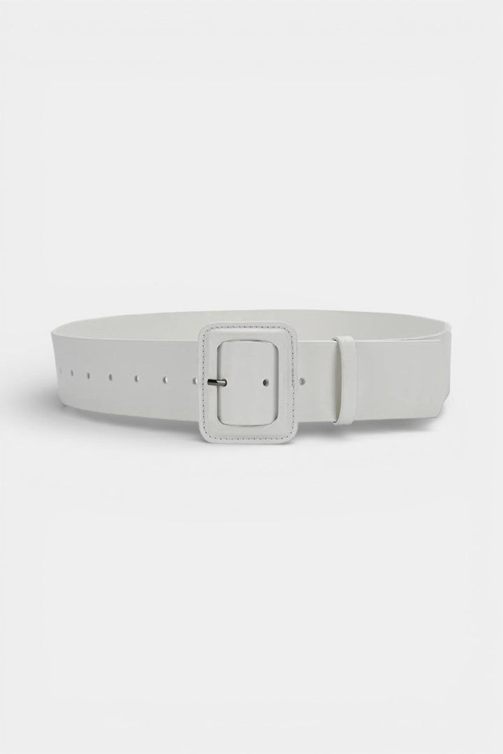 Imitation Leather Square Belt