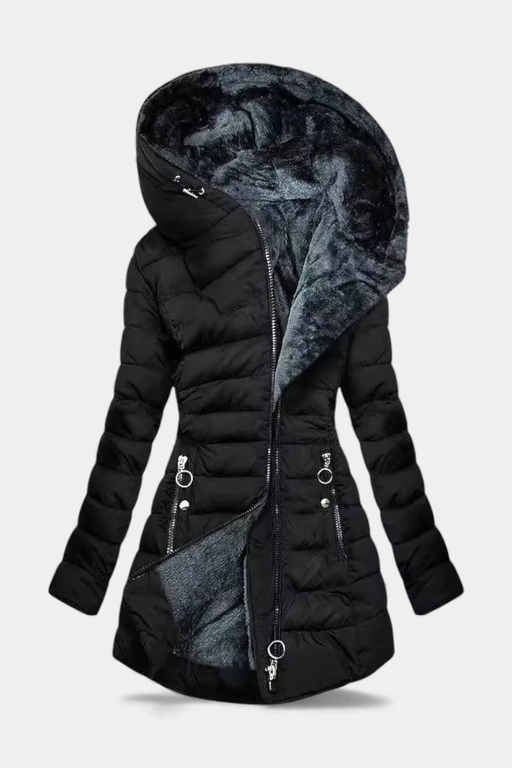 Cibèle Classic Cozy Fur Coat - Elegant and Timeless