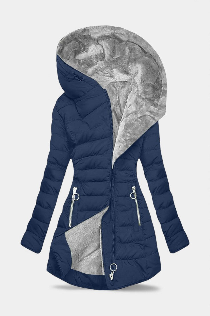 Cibèle Classic Cozy Fur Coat - Elegant and Timeless