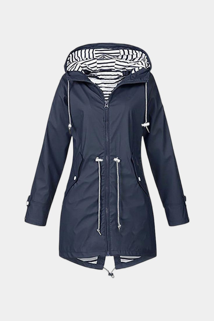 Aria Waterproof Jacket with Adjustable Hood