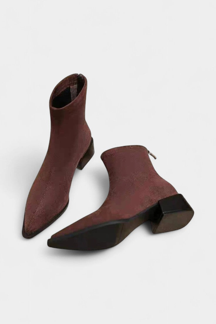 Florette Stylish and Cozy Heeled Boots