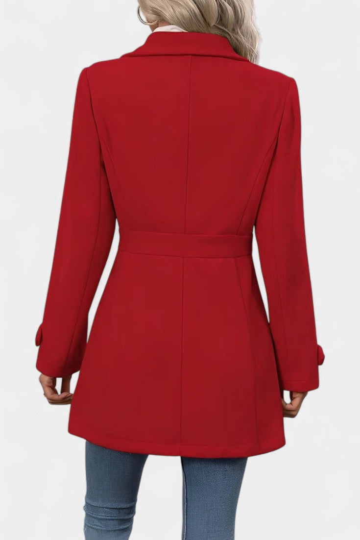 Cléophée Lapel Jacket with Button Closure