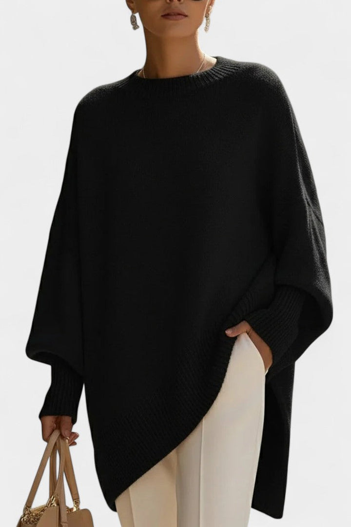 Ernesta Oversized Poncho: A Touch of Natural Elegance