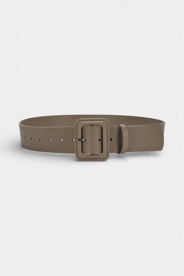 Imitation Leather Square Belt