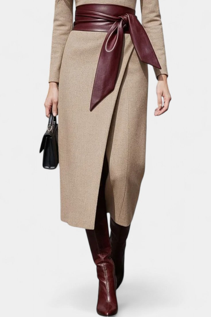 Elegant Asymmetrical Couture Dress by Nayeli