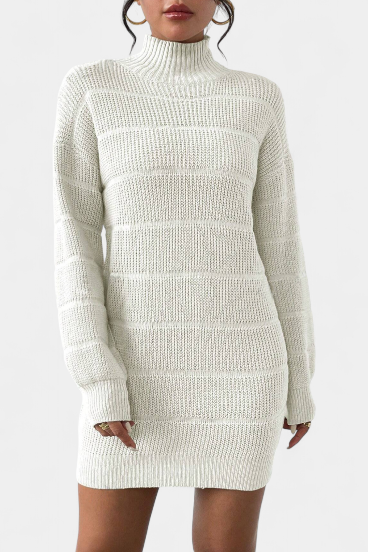 Margaux Turtleneck Mini Sweater Dress