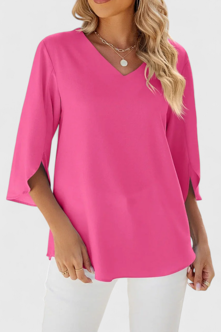 Tabitha Lightweight Flared Blouse for Ultimate Comfort