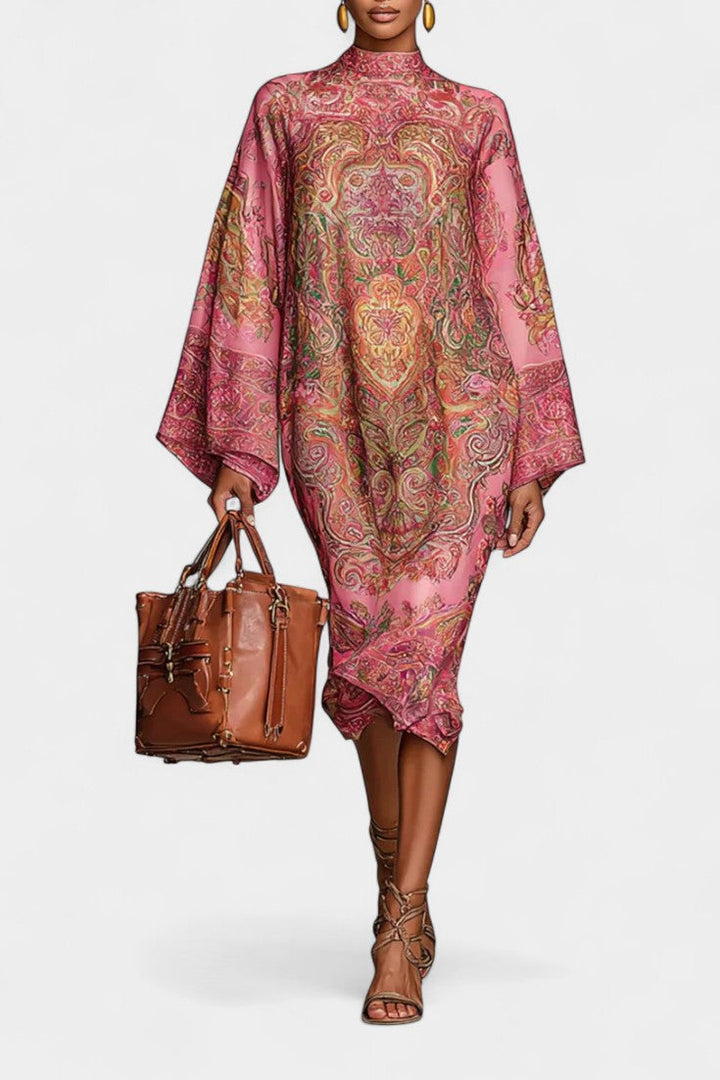Flavia Chic Paisley Midi Dress