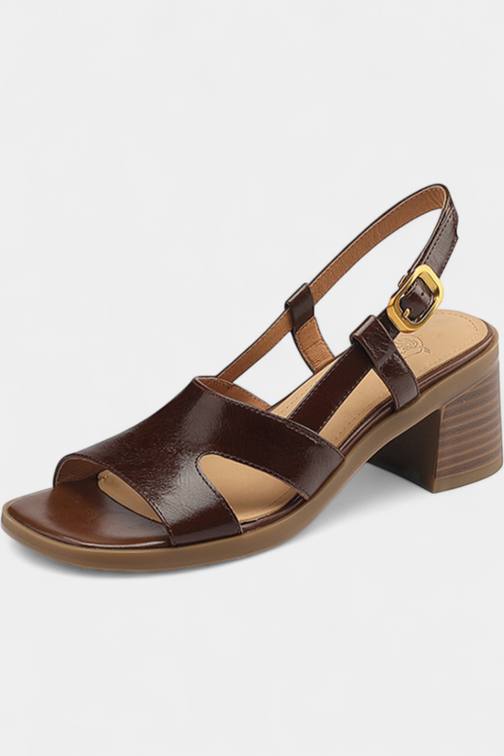 Milie Thin-Strap Block Heel Sandals
