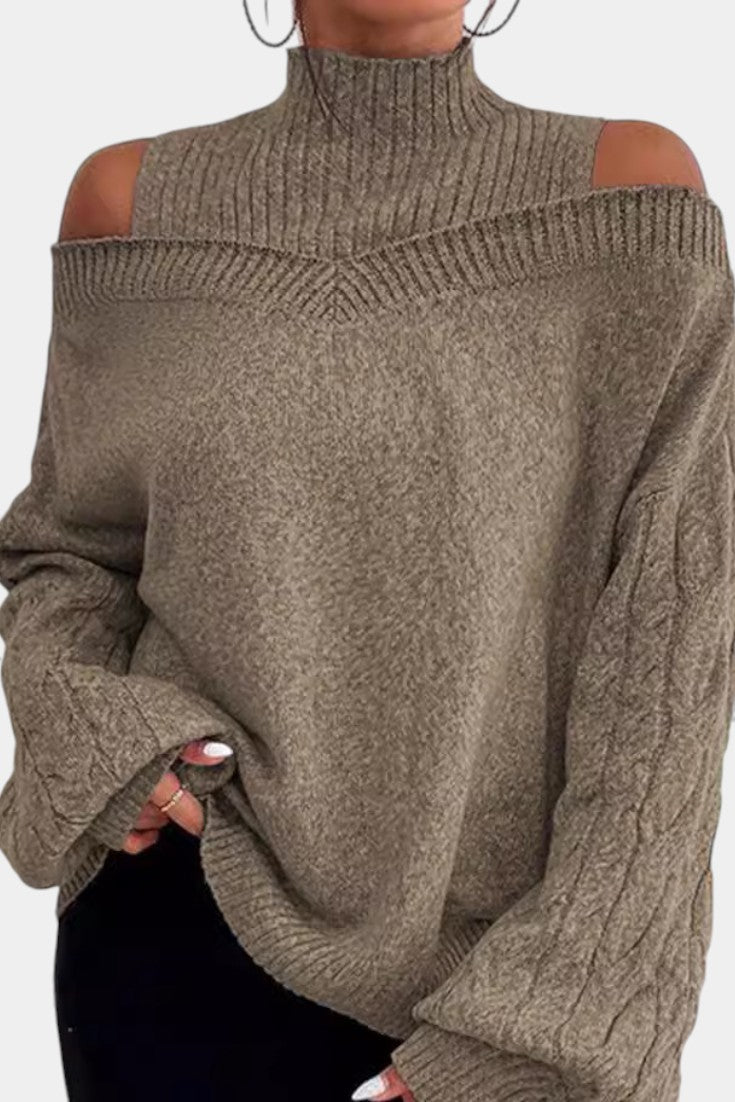 Wien Elegant Off-the-Shoulder Fitted Dress