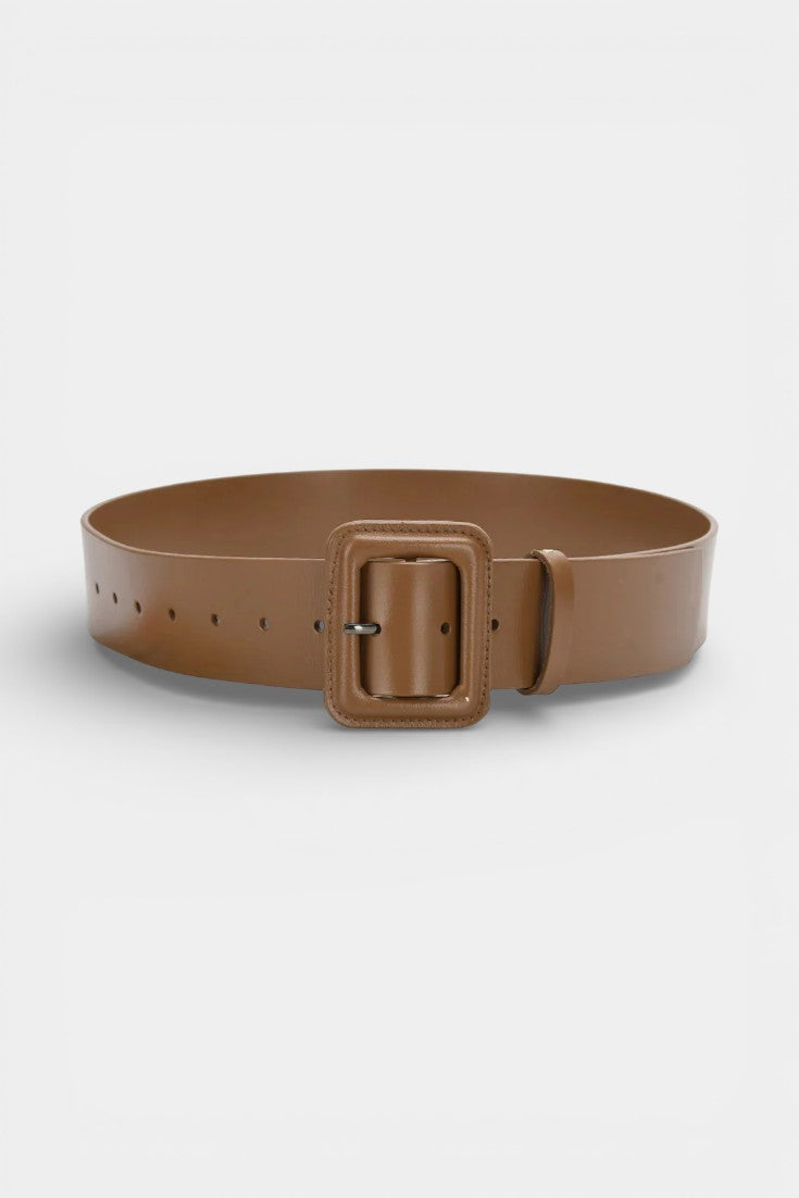 Imitation Leather Square Belt