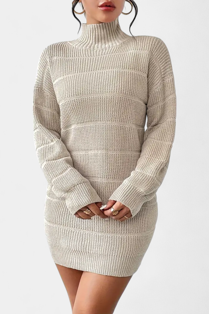 Margaux Turtleneck Mini Sweater Dress