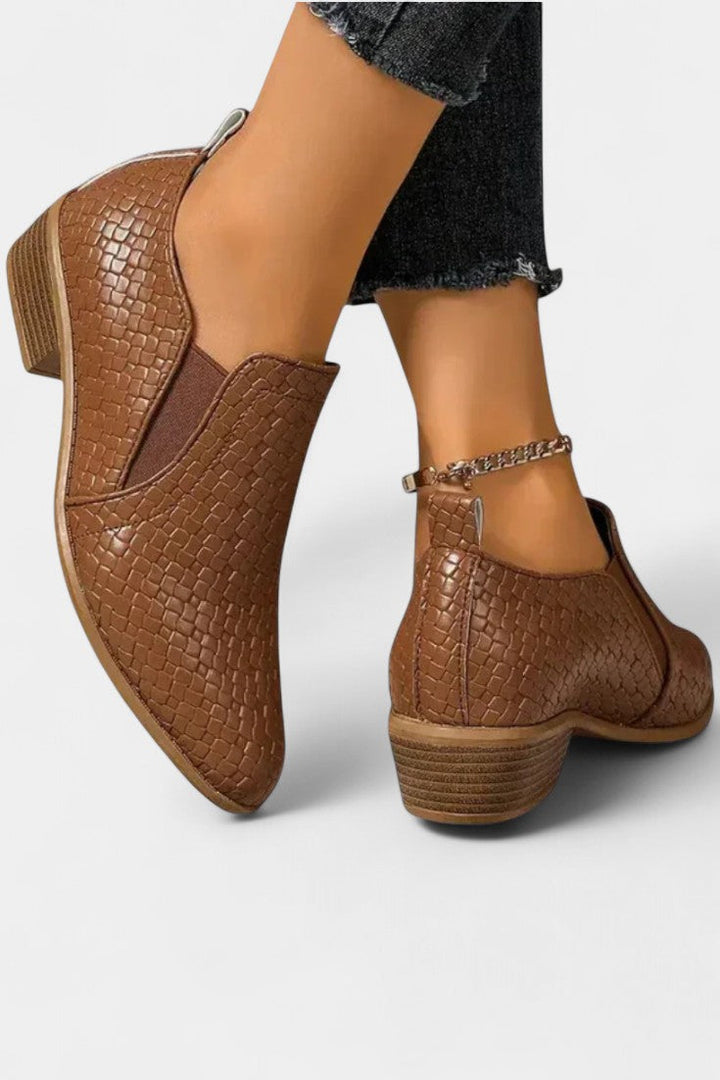 Evran Comfort Orthopedic Block Heel Pumps