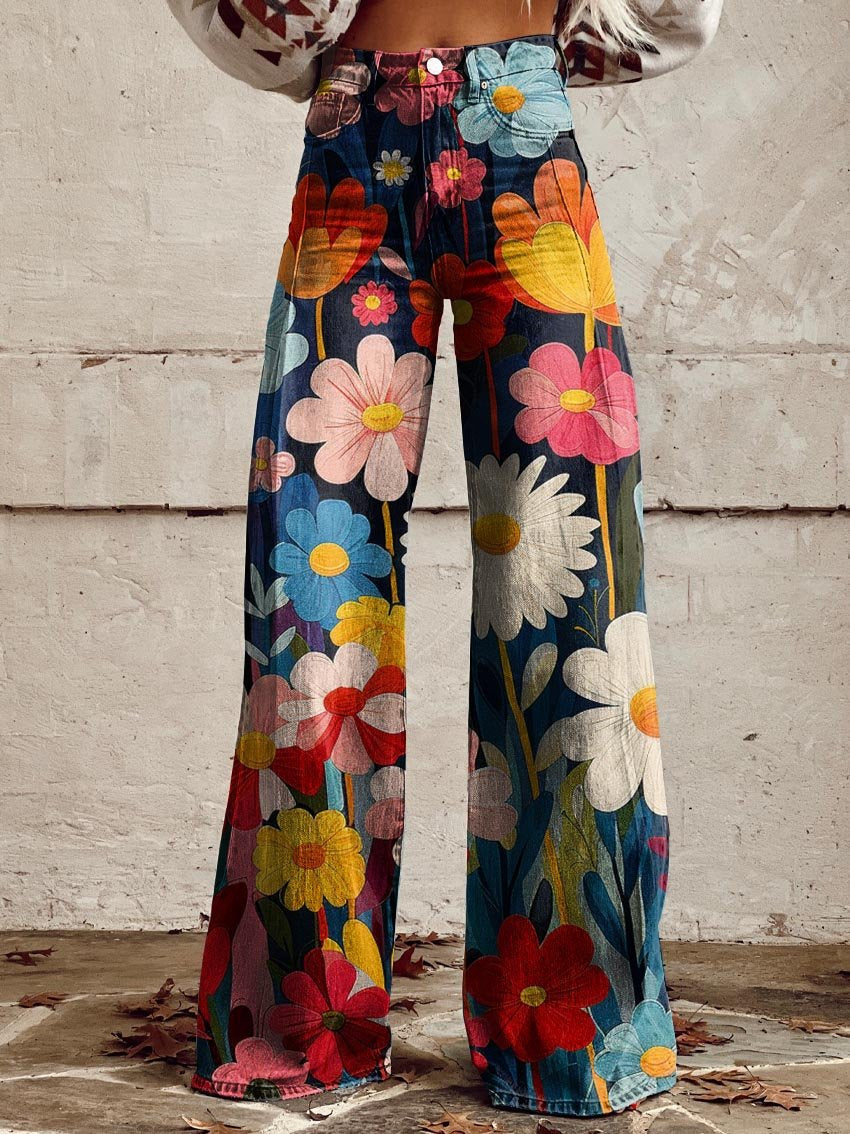 Poppy | Vintage-Inspired Wide-Leg Trousers