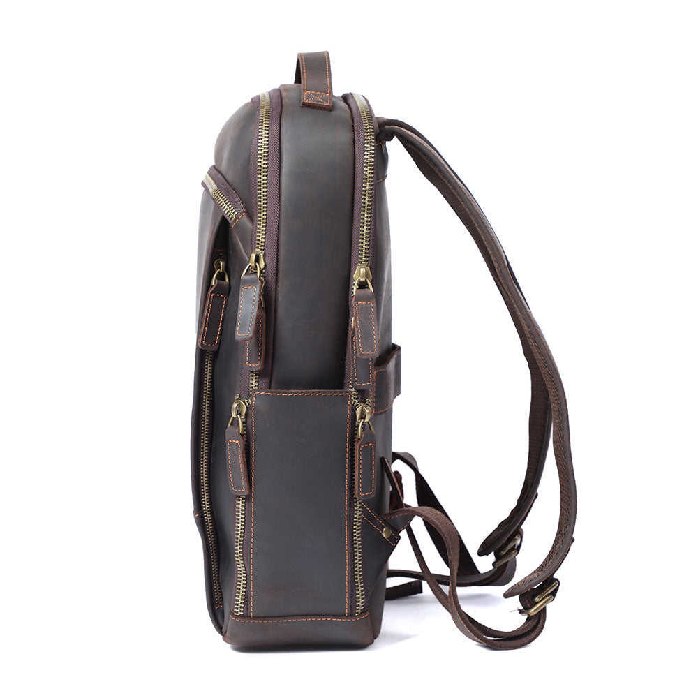 Andrew - Men's Leather Backpack for Laptops
