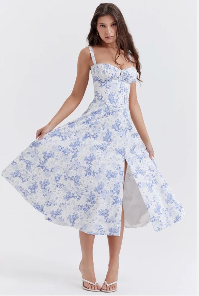 Lara - Printed Midi Dress
